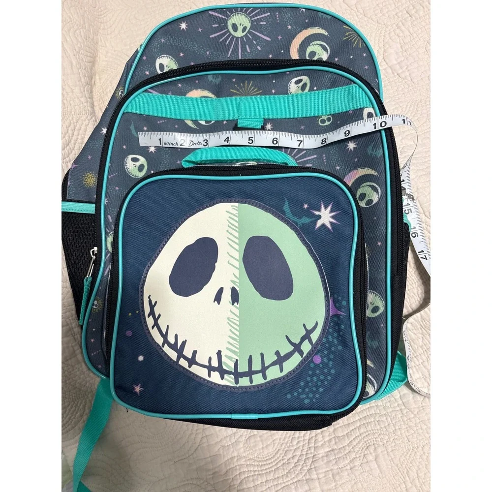 Disney Nightmare Before Christmas Jack Skellington Backpack and Lunch Box Set